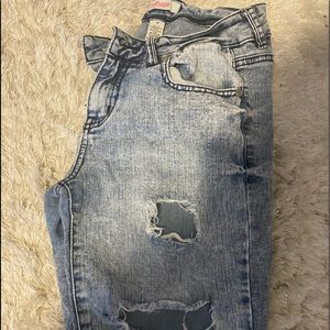 Jean board shorts